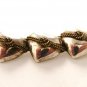 Mexican Taxco Sterling Silver Hearts Knots Brooch