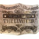 Vintage First Quality Dry Goods The Limited Belt Buckle Made in Italy