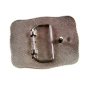 Cowboys Western Silvertone Fancy Belt Buckle 5214