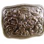 Cowboys Western Silvertone Fancy Belt Buckle 5214