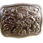 Cowboys Western Silvertone Fancy Belt Buckle 5214