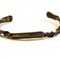 Signed & Dated Native American Sterling Silver Cuff Bracelet
