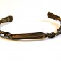 Signed & Dated Native American Sterling Silver Cuff Bracelet