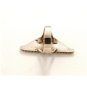 Native American & Silver Coral Onyx Turquoise Ring