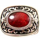 Cowgirl Western Red Agate Belt Buckle 4102014