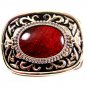 Cowgirl Western Red Agate Belt Buckle 4102014