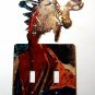 Moose Double Light Switch Cover Plate by LaZart 02161511111T