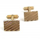 Goldtone Cufflinks No. 4 04212014 by Swank
