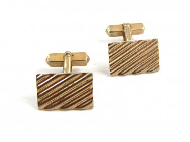 Goldtone Cufflinks No. 4 04212014 by Swank