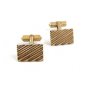 Goldtone Cufflinks No. 4 04212014 by Swank