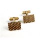 Goldtone Cufflinks No. 4 04212014 by Swank
