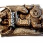 1982 Siskiyou Crossed Hunting Rifles Buck Deer Belt Buckle