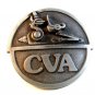 1978 Connecticut Valley Arms CVA Pewter Belt Buckle Made in U.S.A.