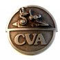 1978 Connecticut Valley Arms CVA Pewter Belt Buckle Made in U.S.A.