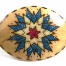 Vintage Southwest Stars Within Stars Handmade Belt Buckle By NOTA 121614