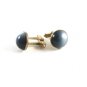 Anson Goldtone & Gray Cufflinks 1106201hjh