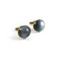 Anson Goldtone & Gray Cufflinks 1106201hjh