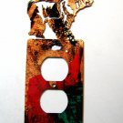 Bear Double Outlet Cover by Steel Images Made in USA  02161511111Y