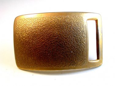 Large Military Re-enactment ? Gold / Brass Tone Belt Buckle