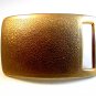 Large Military Re-enactment ? Gold / Brass Tone Belt Buckle