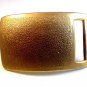 Large Military Re-enactment ? Gold / Brass Tone Belt Buckle