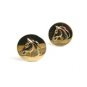 True Vintage Goldtone Horse Head Cufflinks By SWANK 102714