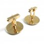 True Vintage Goldtone Horse Head Cufflinks By SWANK 102714