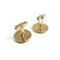 True Vintage Goldtone Horse Head Cufflinks By SWANK 102714