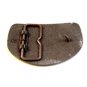 Vintage Nickle Raleigh Lights Truck Belt Buckle