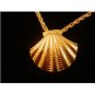 Sarah Coventry Gold Tone Sea Shell Necklace 01012013de
