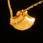 Sarah Coventry Gold Tone Sea Shell Necklace 01012013de