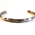 Hand Hammered Sterling Silver Cuff Bracelet