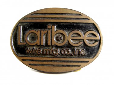 Vintage Laribee Wire Mfg Co., Inc Belt Buckle - by Dyna 12022013