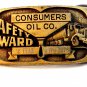 Vintage Consumers Oil Co. Safety Award 1976 - 1978 Safety Award Belt Buckle