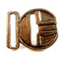 Vintage Very Odd Looking Letter ? E ? Celtic Gothic Belt Buckle
