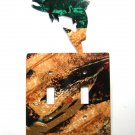 Shark Jaws Double Light Switch Cover Plate by Steel Images USA 030315BB