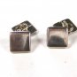 Small Square Silvertone Cufflinks Unbranded 71615