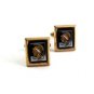 Vintage Greek / Roman Warrior Intaligo Cufflinks by Anson