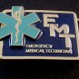 Vintage Emergency Medical Technican EMT Enameled Belt Buckle