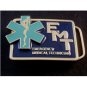 Vintage Emergency Medical Technican EMT Enameled Belt Buckle