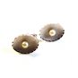 VintageSterling Silver & Pearl Street Cufflinks