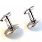 VintageSterling Silver & Pearl Street Cufflinks