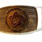 American Revolution Bicentennial Silver Tone Belt Buckle by Lee