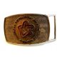 American Revolution Bicentennial Silver Tone Belt Buckle by Lee