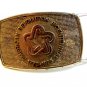 American Revolution Bicentennial Silver Tone Belt Buckle by Lee