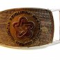 American Revolution Bicentennial Silver Tone Belt Buckle by Lee