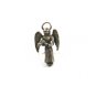 Sterling Silver Angel With Harp Charm  / Pendant 8714