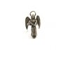 Sterling Silver Angel With Harp Charm / Pendant 8714