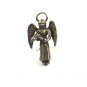 Sterling Silver Angel With Harp Charm / Pendant 8714