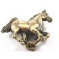 Horse Pewter Brass Finish Belt Buckle by KEV Made in USA 6514 Old New Stock
